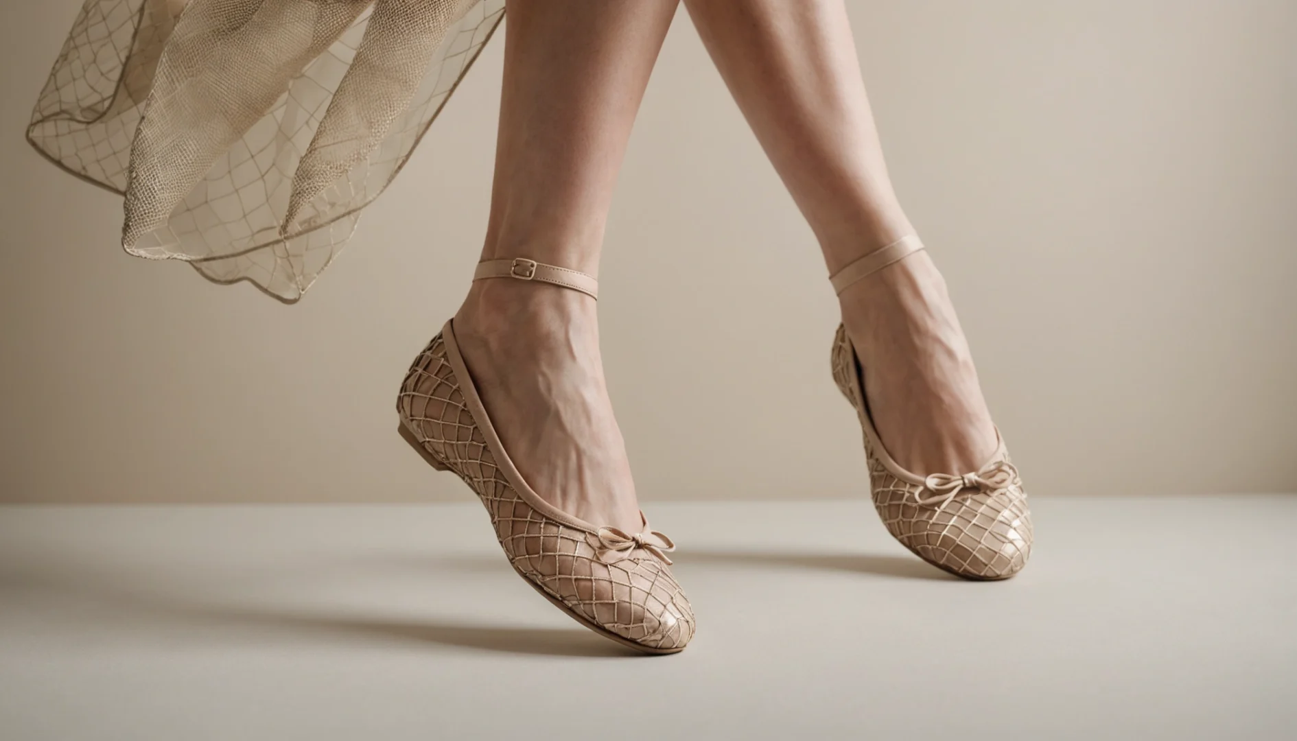 ballerine en resille