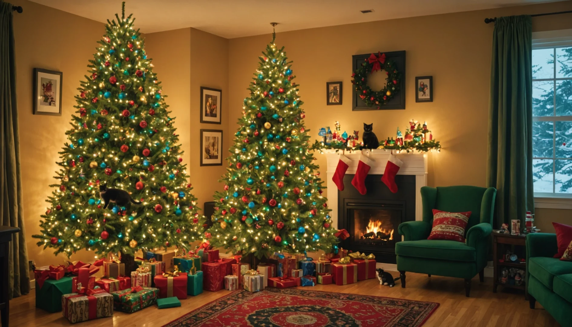 arbre a chat sapin de noel