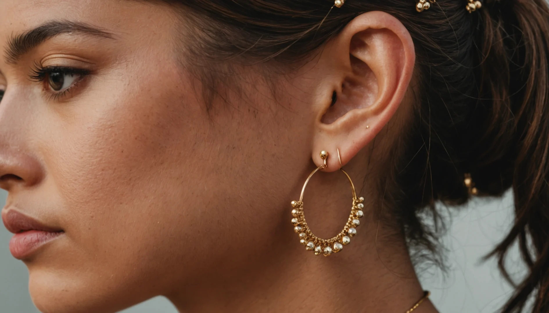 boucle d'oreilles deuxieme trou